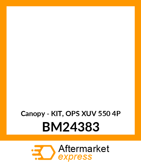 Canopy - KIT, OPS XUV 550 4P BM24383