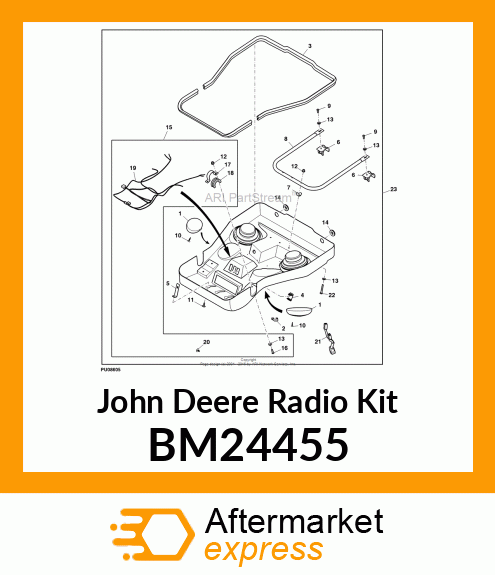 KIT, STEREO MOUNTING (4P) BM24455