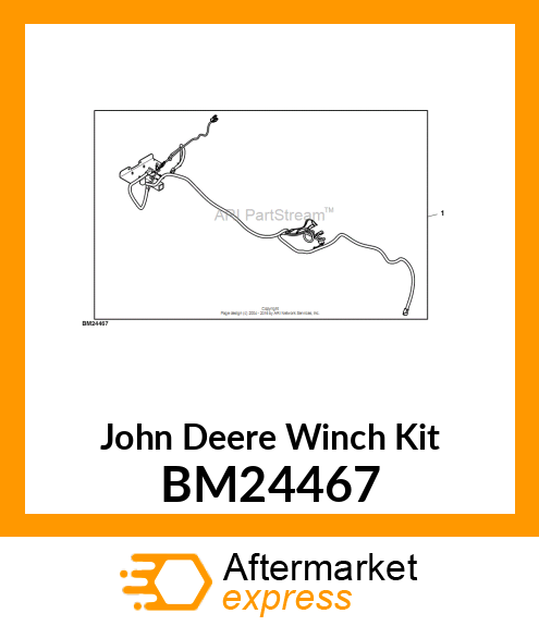 KIT, WINCH REC MT (3500 LB) BM24467