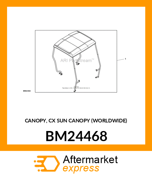 CANOPY, CX SUN CANOPY (WORLDWIDE) BM24468