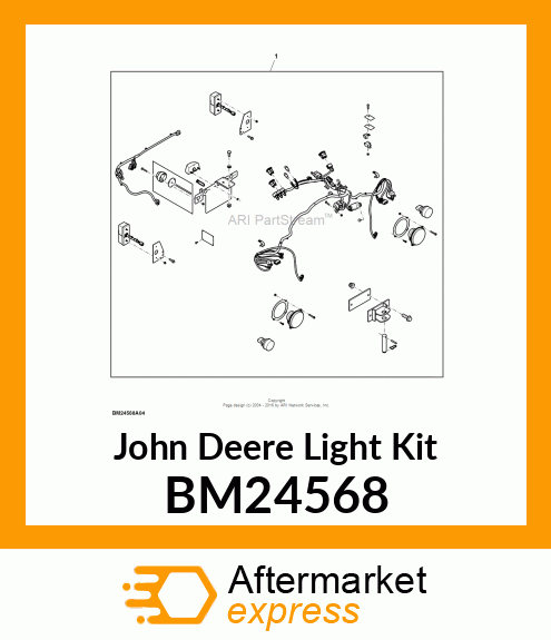 LIGHT KIT, KIT, HPX HOMOLOGATION BM24568