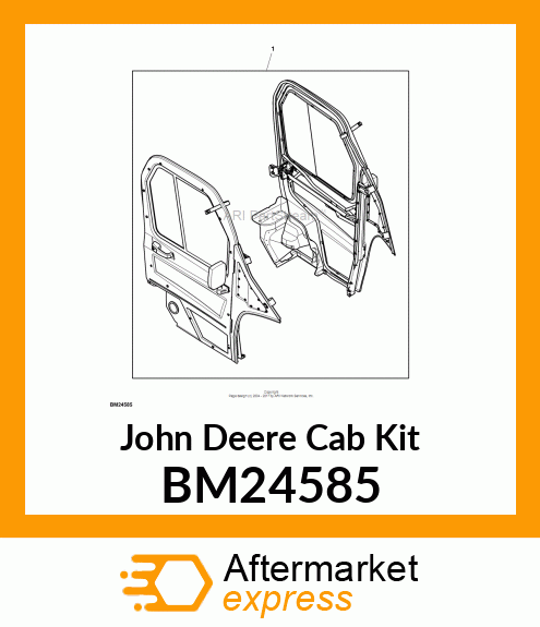 KIT, POLY CAB DOOR (HPX) BM24585