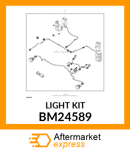 LIGHT KIT, KIT, DELUXE LIGHT BM24589