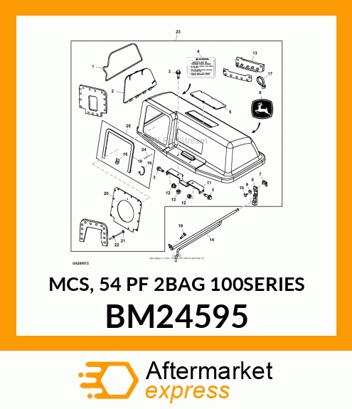 MATERIAL COLLECTION SYSTEM, 54 PF 2 BM24595