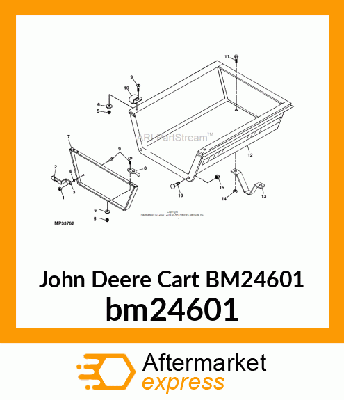 CART, R2 MODEL 13 UTILITY bm24601