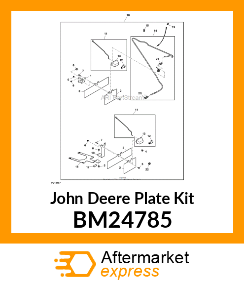 LIGHT KIT, TRACTOR HOMOLOGATION KIT BM24785