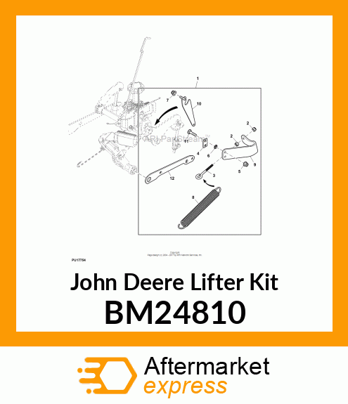 KIT, X350R SPRING LIFT ASSIST BM24810