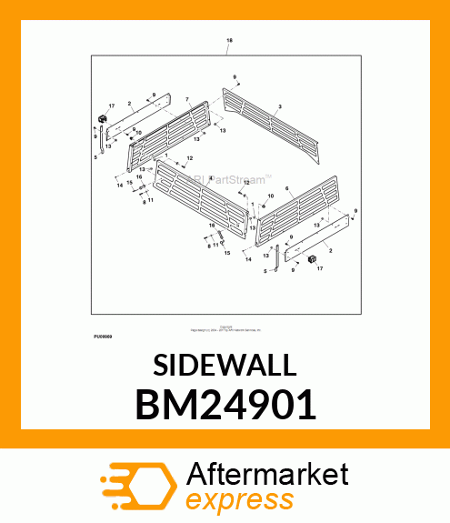 KIT, LIGHT MATERIAL EXTENSIONS BM24901