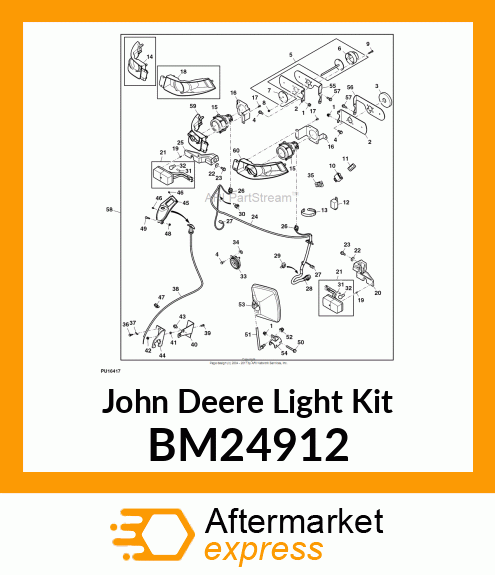 LIGHT KIT, KIT, X7 HOMOLOGATION LIG BM24912