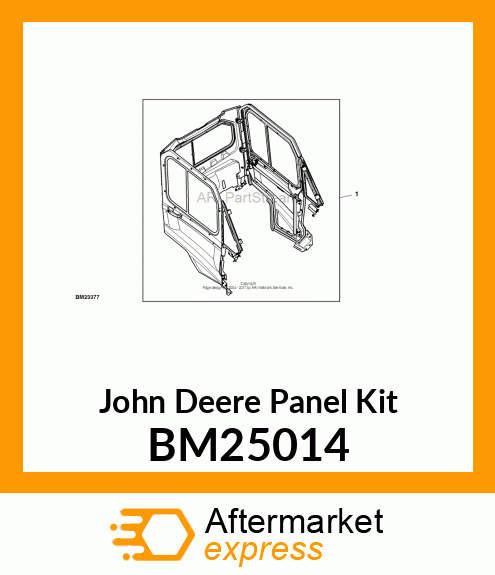 PANEL KIT, POLY CAB REAR PANEL MDU BM25014