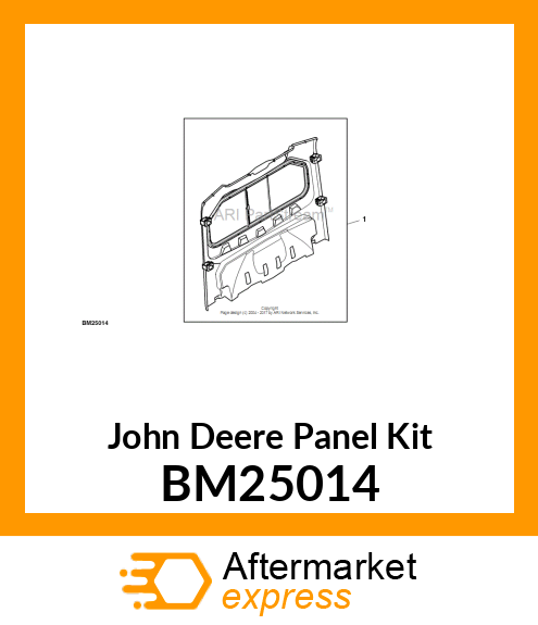 PANEL KIT, POLY CAB REAR PANEL MDU BM25014