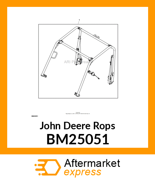 ROPS, KIT, OPS, MDUV 2P BM25051