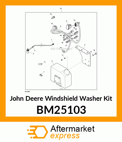 WINDSHIELD WASHER KIT, KIT, WINDSHI BM25103