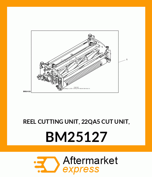 REEL CUTTING UNIT, 22QA5 CUT UNIT, BM25127