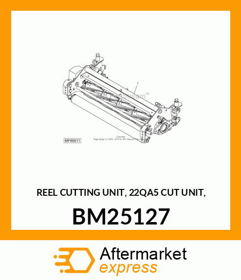 REEL CUTTING UNIT, 22QA5 CUT UNIT, BM25127