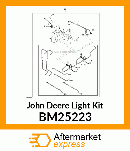 LIGHT KIT, LOW DUMP HOMOLOGATION KI BM25223