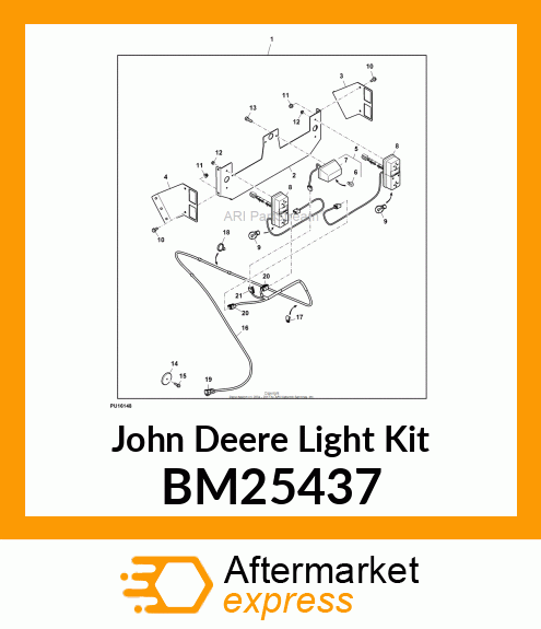 LIGHT KIT, HIGH DUMP HOMOLOGATION K BM25437