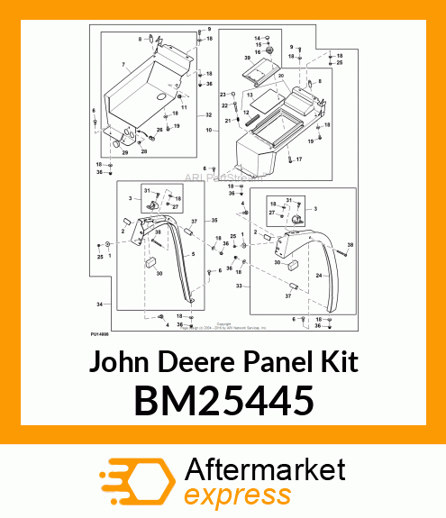 CLOSEOFF PANELS, CAB BM25445