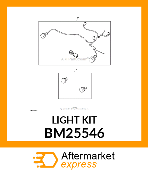 LIGHT KIT, KIT, FRONT SIGNAL LIGHTS BM25546