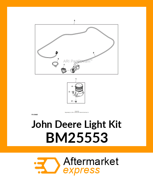 LIGHT KIT, BEACON LIGHT BM25553