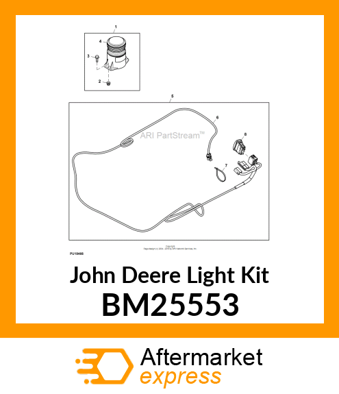 LIGHT KIT, BEACON LIGHT BM25553