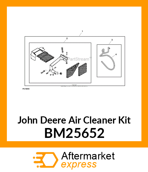 KIT, AIR CLEANER RELOCATION 825I BM25652