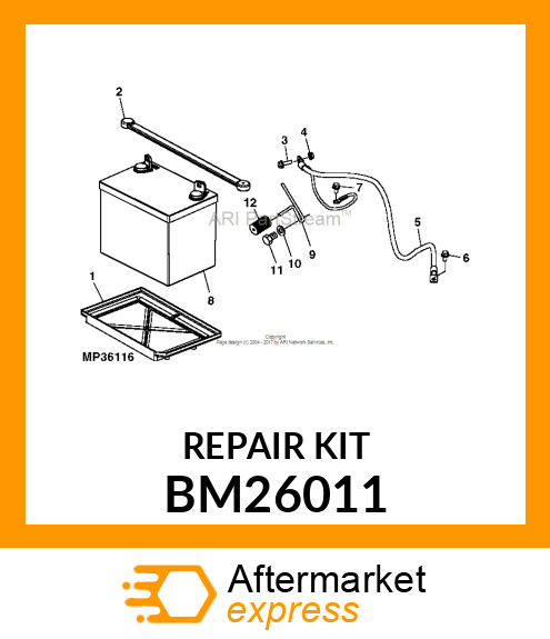 ELECTRICAL REPAIR KIT, FUSE BLOCK R BM26011