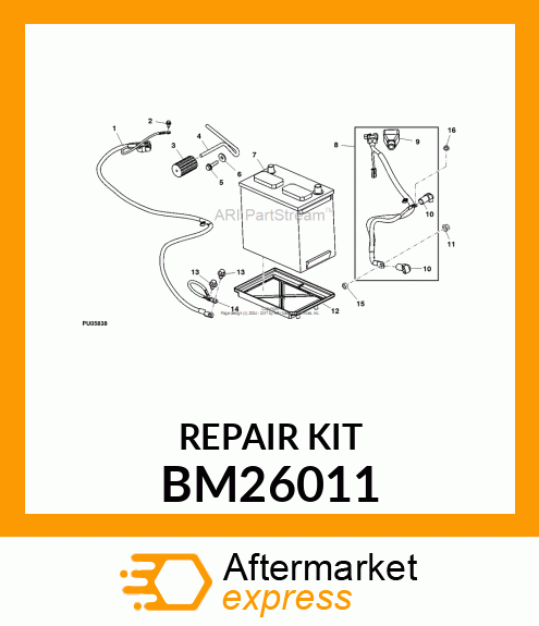 ELECTRICAL REPAIR KIT, FUSE BLOCK R BM26011