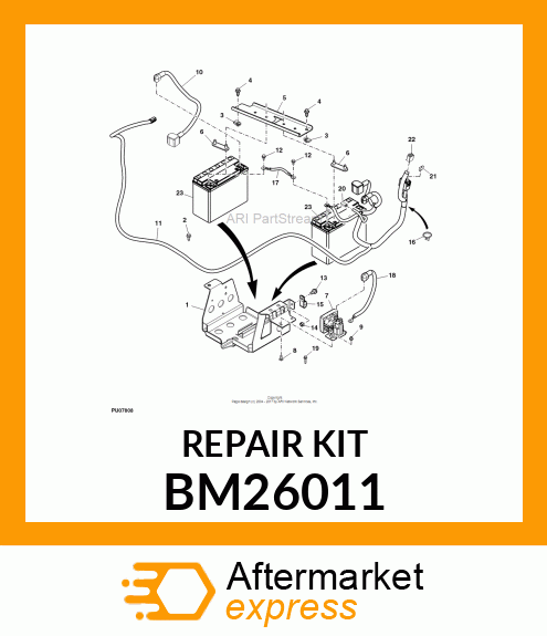 ELECTRICAL REPAIR KIT, FUSE BLOCK R BM26011