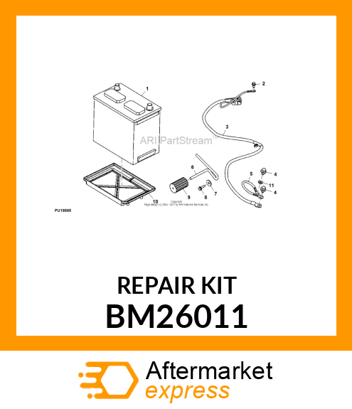 ELECTRICAL REPAIR KIT, FUSE BLOCK R BM26011