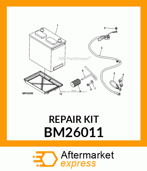 ELECTRICAL REPAIR KIT, FUSE BLOCK R BM26011