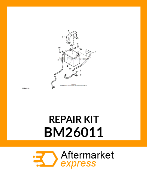 ELECTRICAL REPAIR KIT, FUSE BLOCK R BM26011