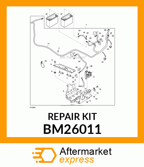 ELECTRICAL REPAIR KIT, FUSE BLOCK R BM26011