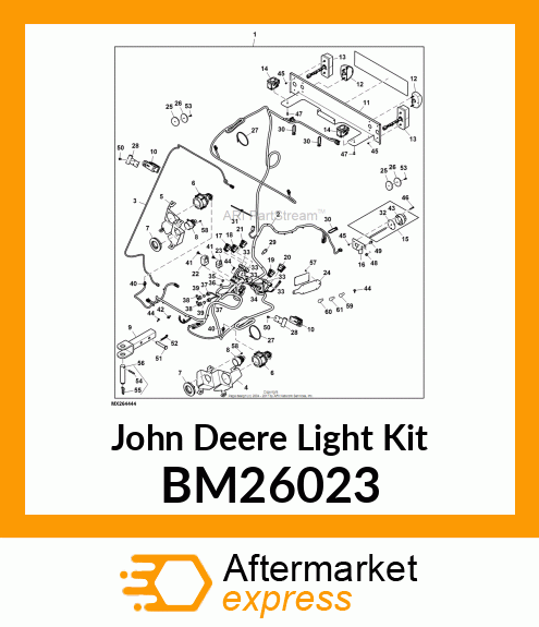 LIGHT KIT, KIT, XUV, 560 (HOMOL) EP BM26023