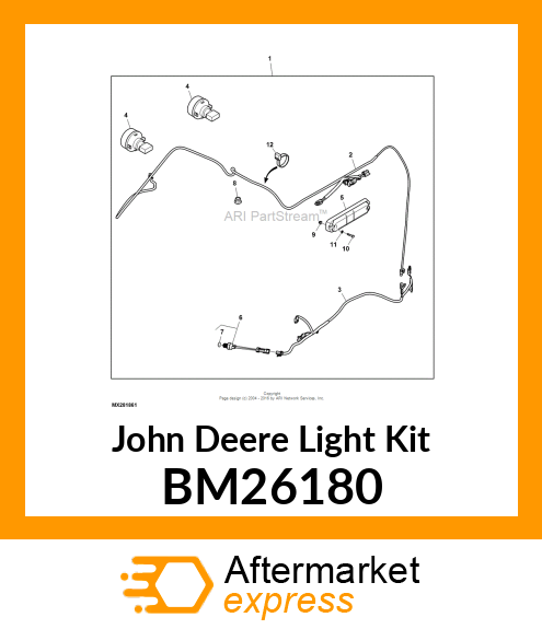 LIGHT KIT, MDUV DELUXE SIGNAL LIGHT BM26180