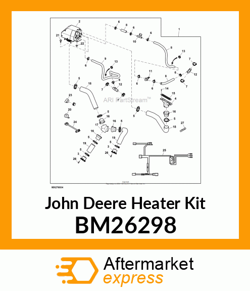 KIT, HEATER (MDUV) BM26298