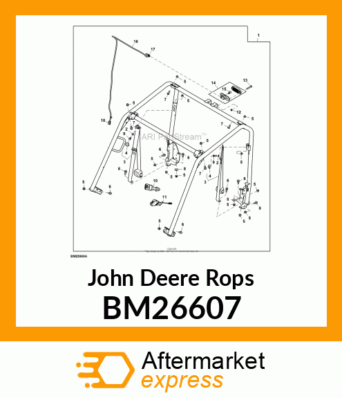 ROPS, KIT, OPS MDUV 2P R2 W/ BRAKE BM26607