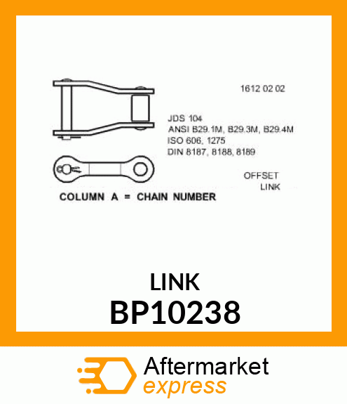 Track Chain W/O Shoes BP10238