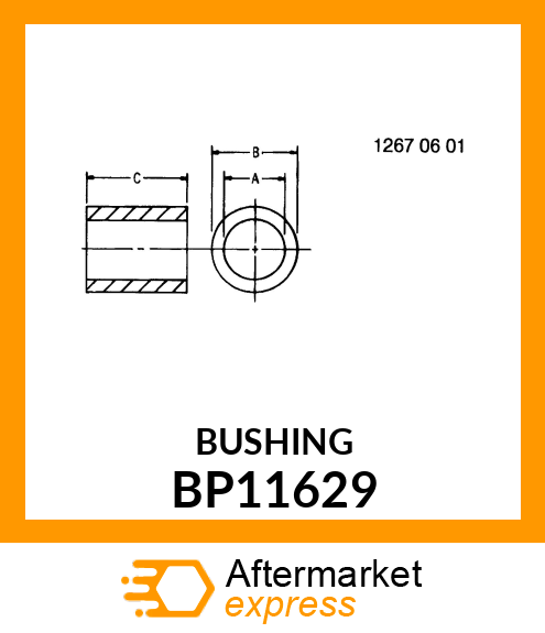 MEASURING WHEEL SUPPORT BUSHING BP11629