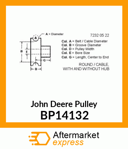 Pulley BP14132