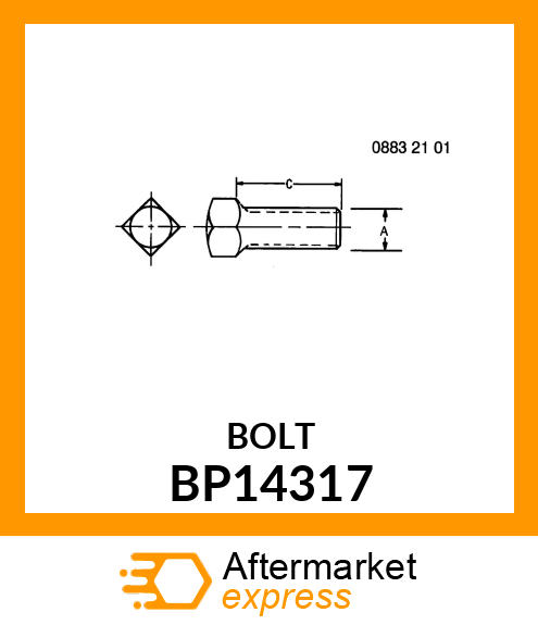 SCREW,REAR YOKE LOCK BP14317