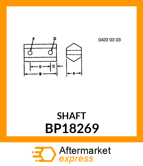 SHAFT BP18269