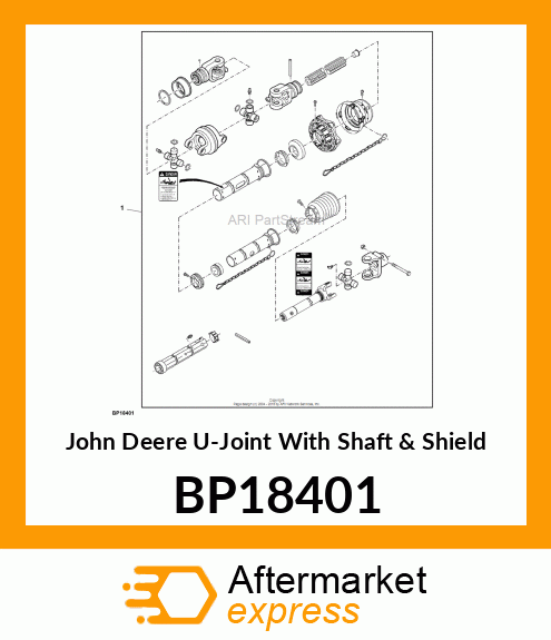 Joint With Shaft amp Shield BP18401