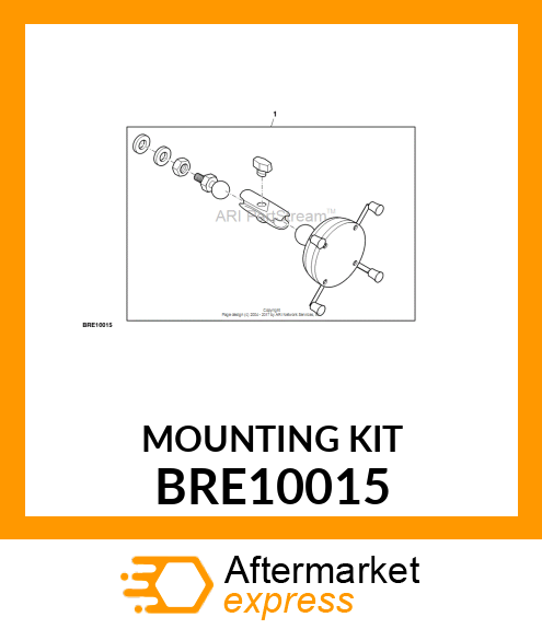 BRACKET KIT, CELL PHONE MOUNT BRE10015