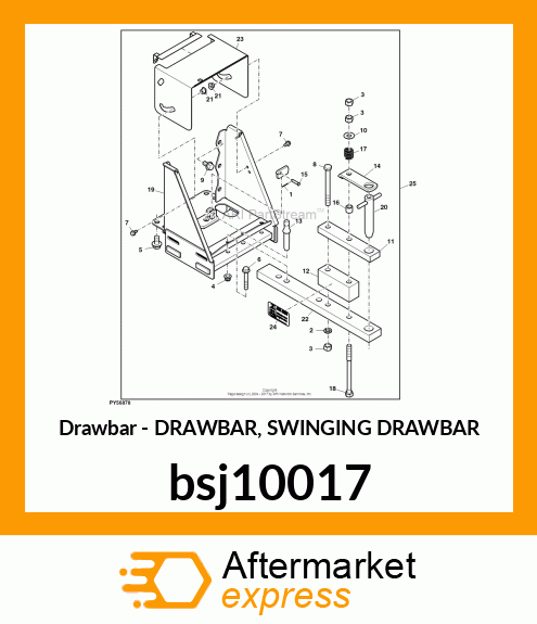 DRAWBAR, SWINGING DRAWBAR bsj10017