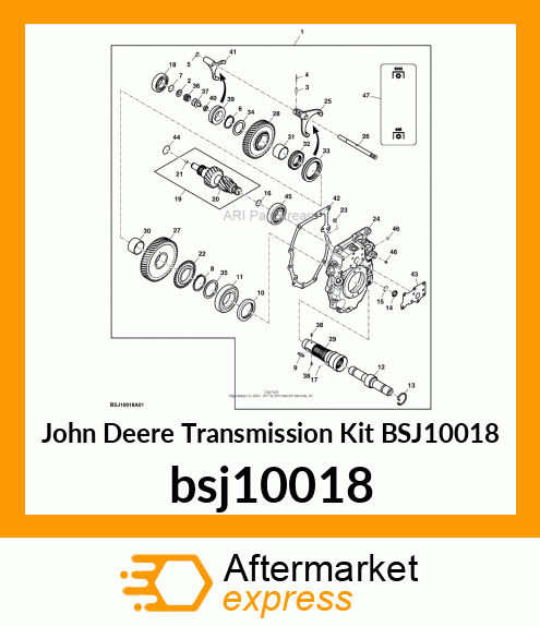 TRANSMISSION KIT, 1000/ 540 PTO NOR bsj10018