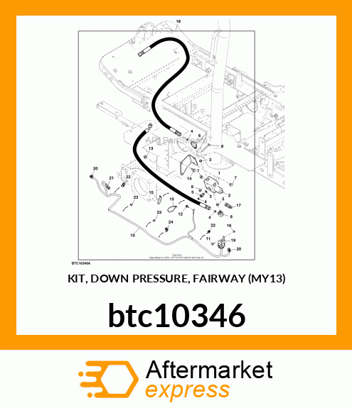 KIT, DOWN PRESSURE, FAIRWAY (MY13) btc10346