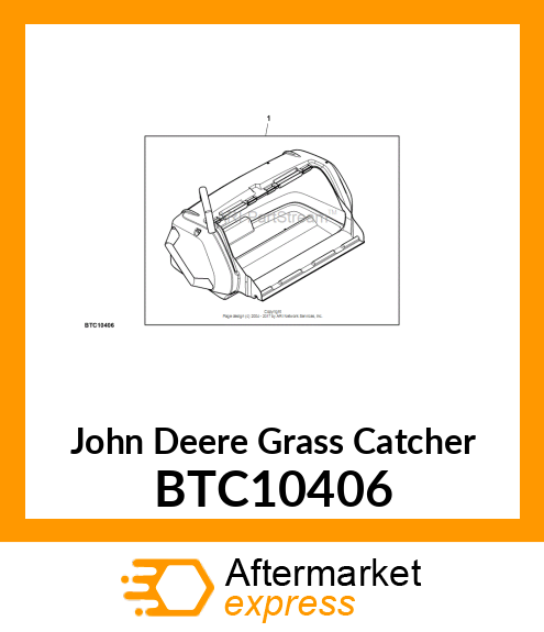 GRASS CATCHER (18" CENTER) BTC10406