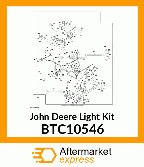 LIGHT KIT, KIT, ROAD HOMOLOGATION BTC10546