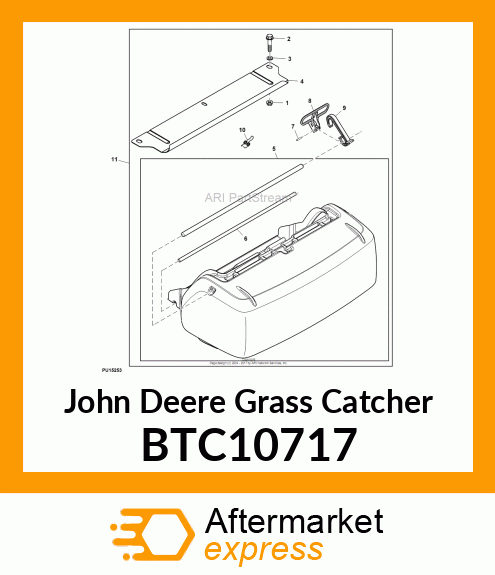 KIT, GRASS CATCHER (18" HIGH CAP) BTC10717